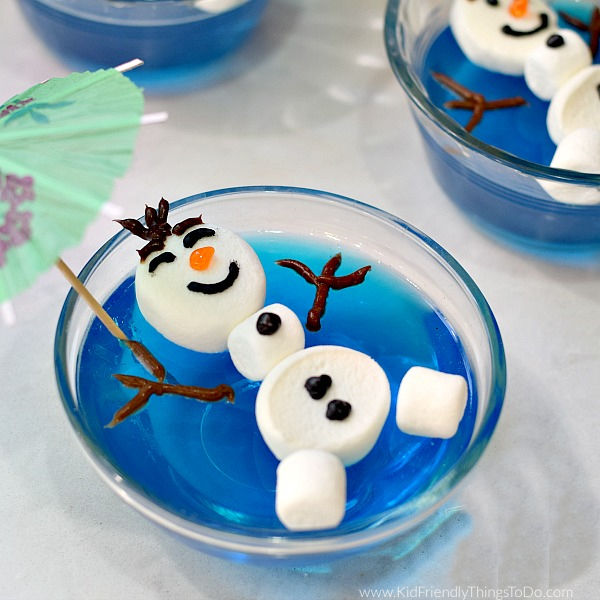 Olaf Jell-O Treat