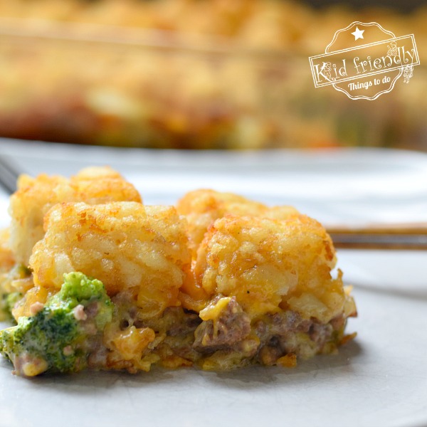 The Best Tater Tot Casserole