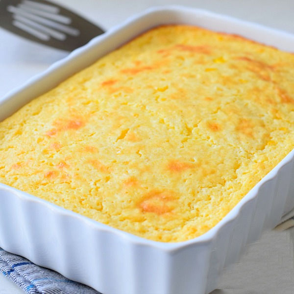 creamy cornbread casserole with jiffy