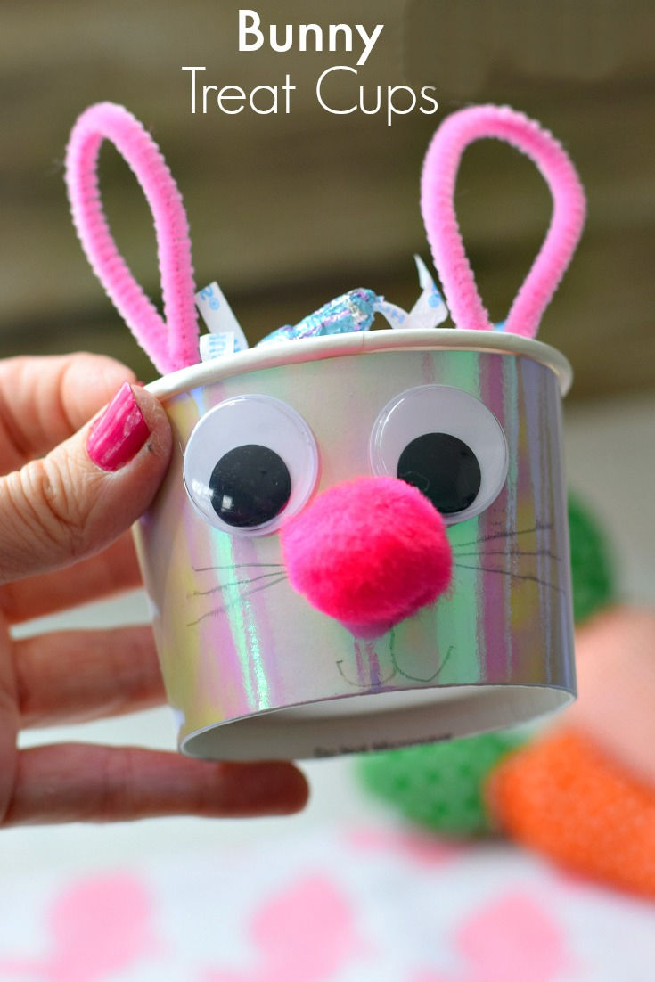 bunny treat cup for Easter