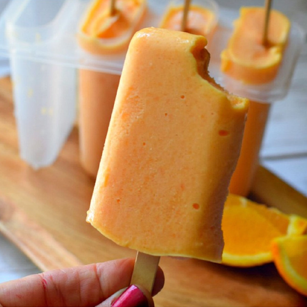 Jell-O creamsicle pop homemade