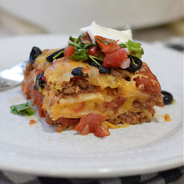 Mexican lasagna