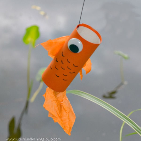 toilet paper tube fish craft