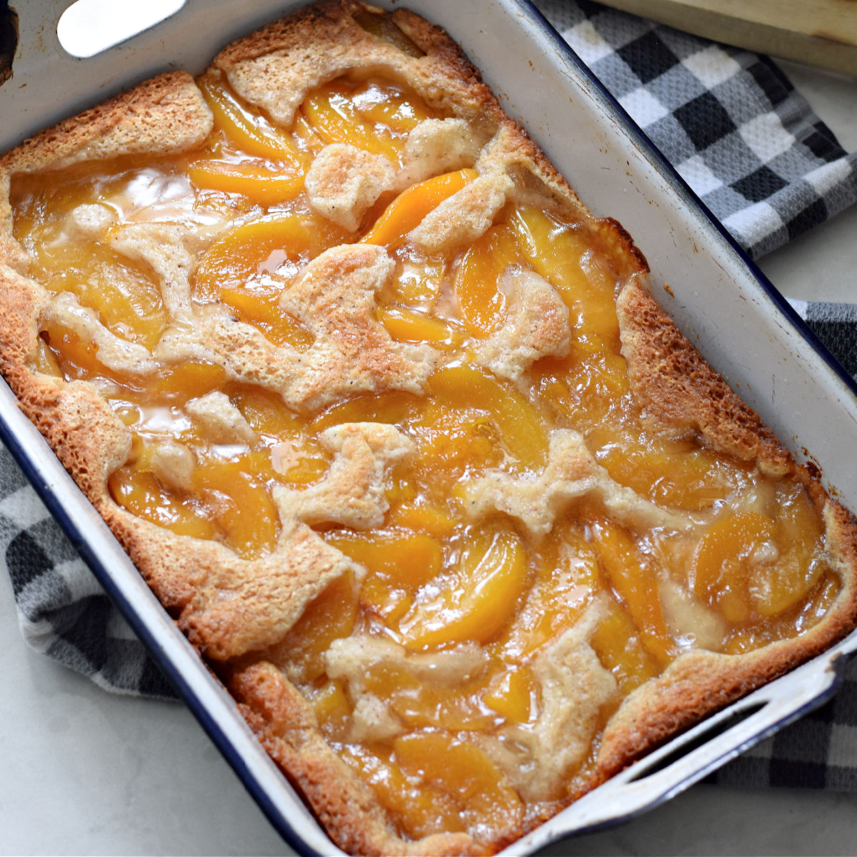 peach cobbler