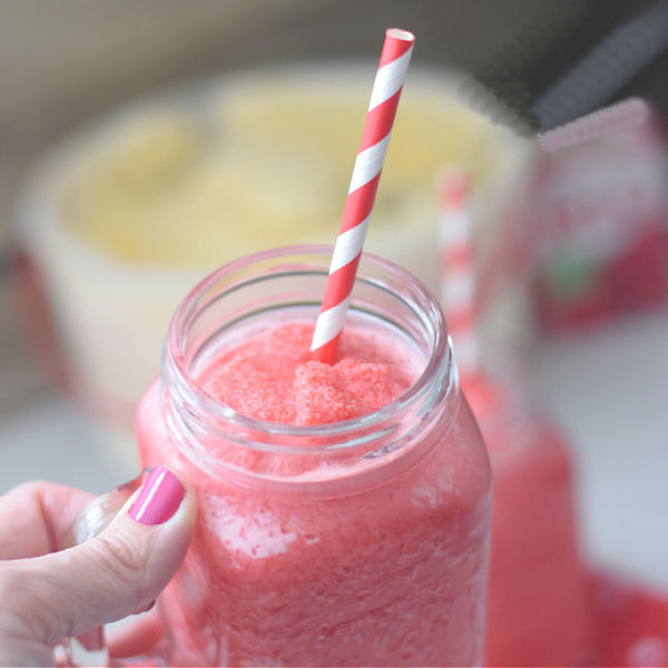 Jello Ice Cream Slush Drink for kids