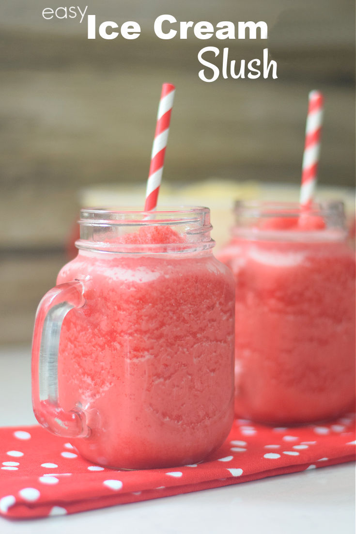 Jello Ice Cream Slush Drink for kids