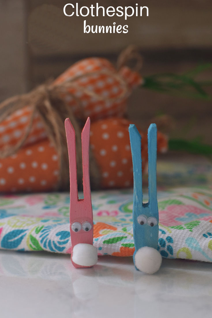 clothespin bunnies