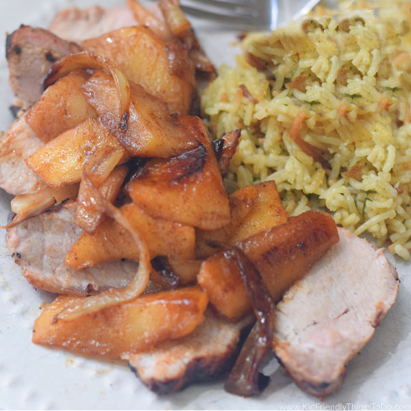 pork tenderloin with apples