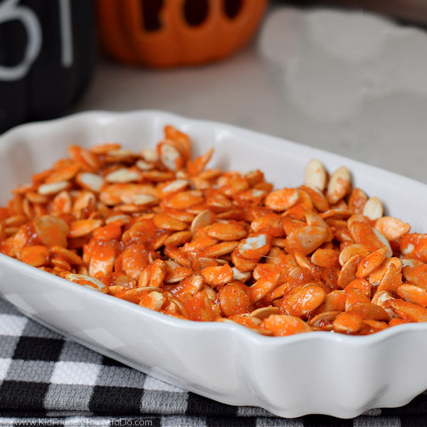 candied pumpkin seeds recipe