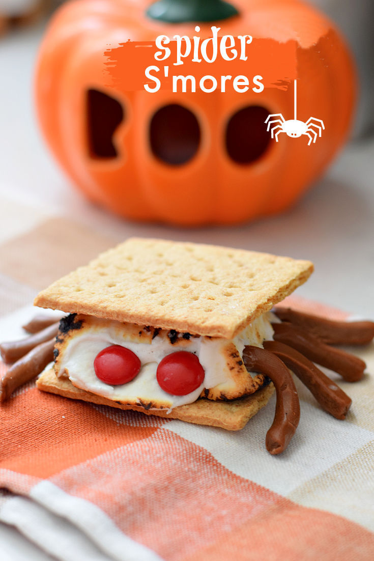 Spider S'more for Halloween