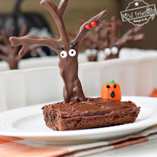 Halloween brownies party treat