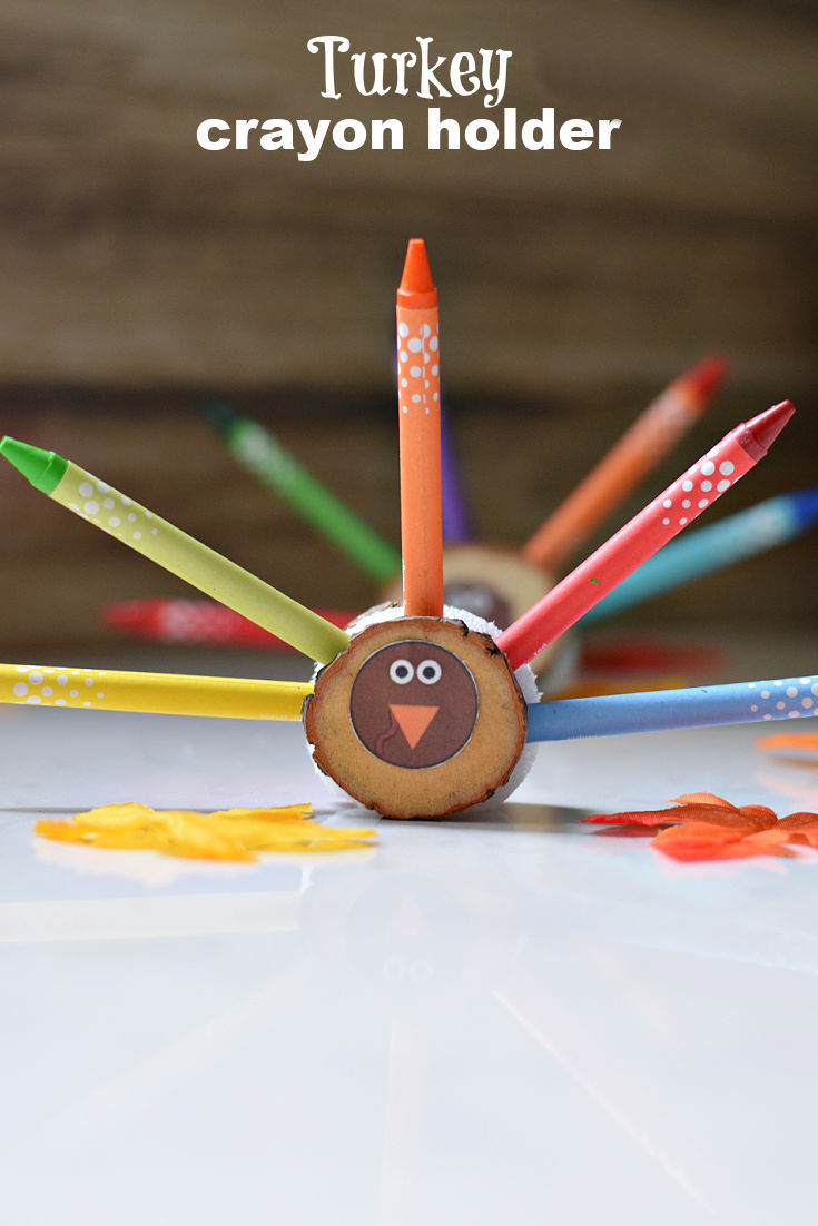 Turkey Crayon Holder craft