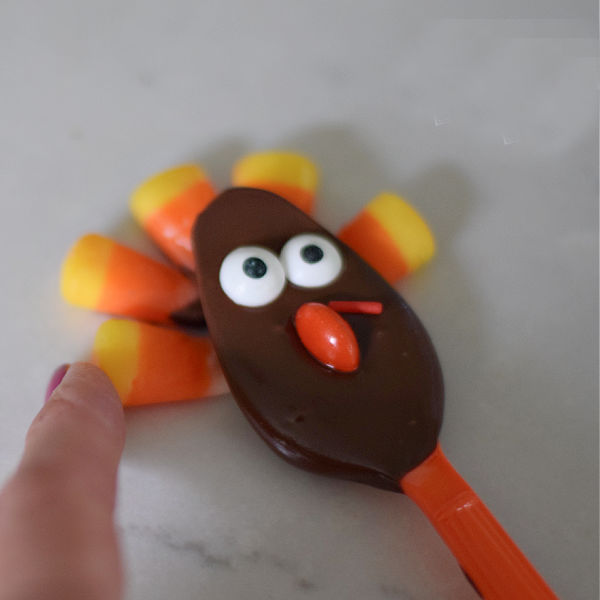 turkey hot chocolate spoon