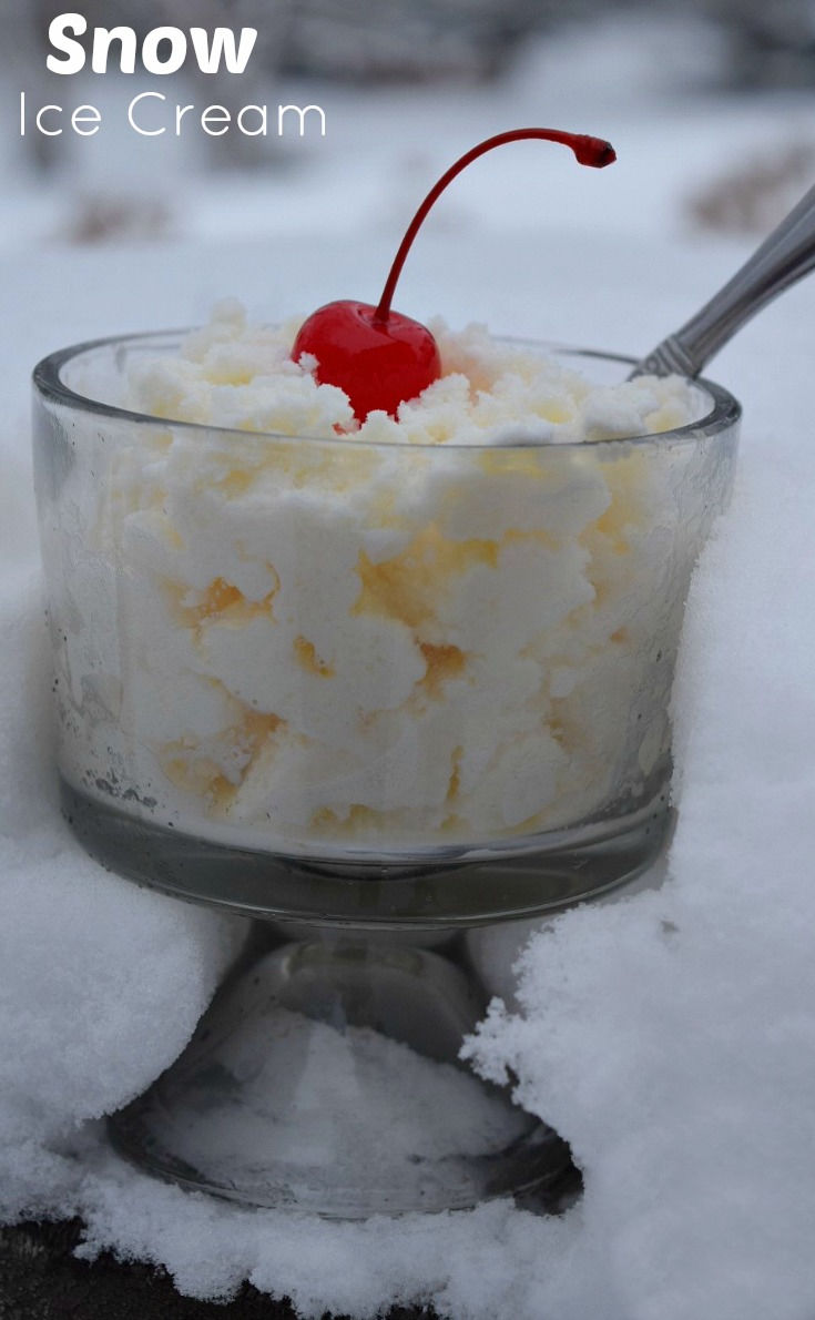 snow ice cream recipe