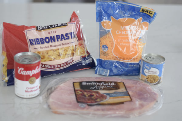 ham and noodle casserole ingredients 