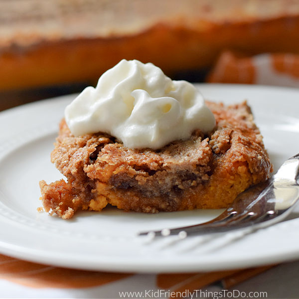 pumpkin dump cake