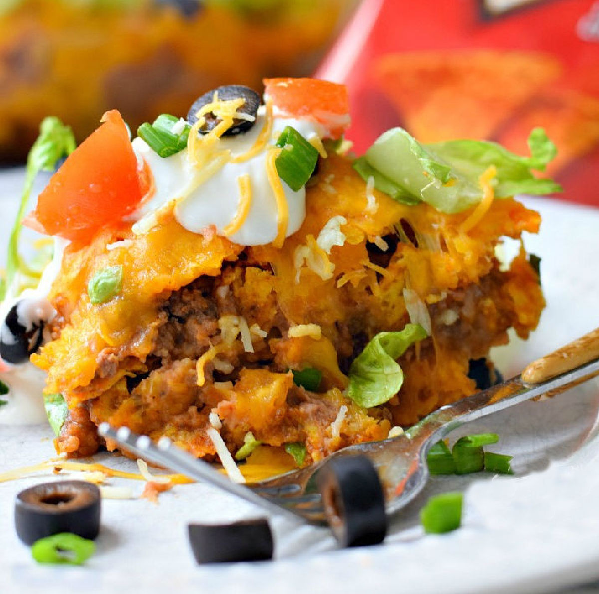 Dorito taco casserole