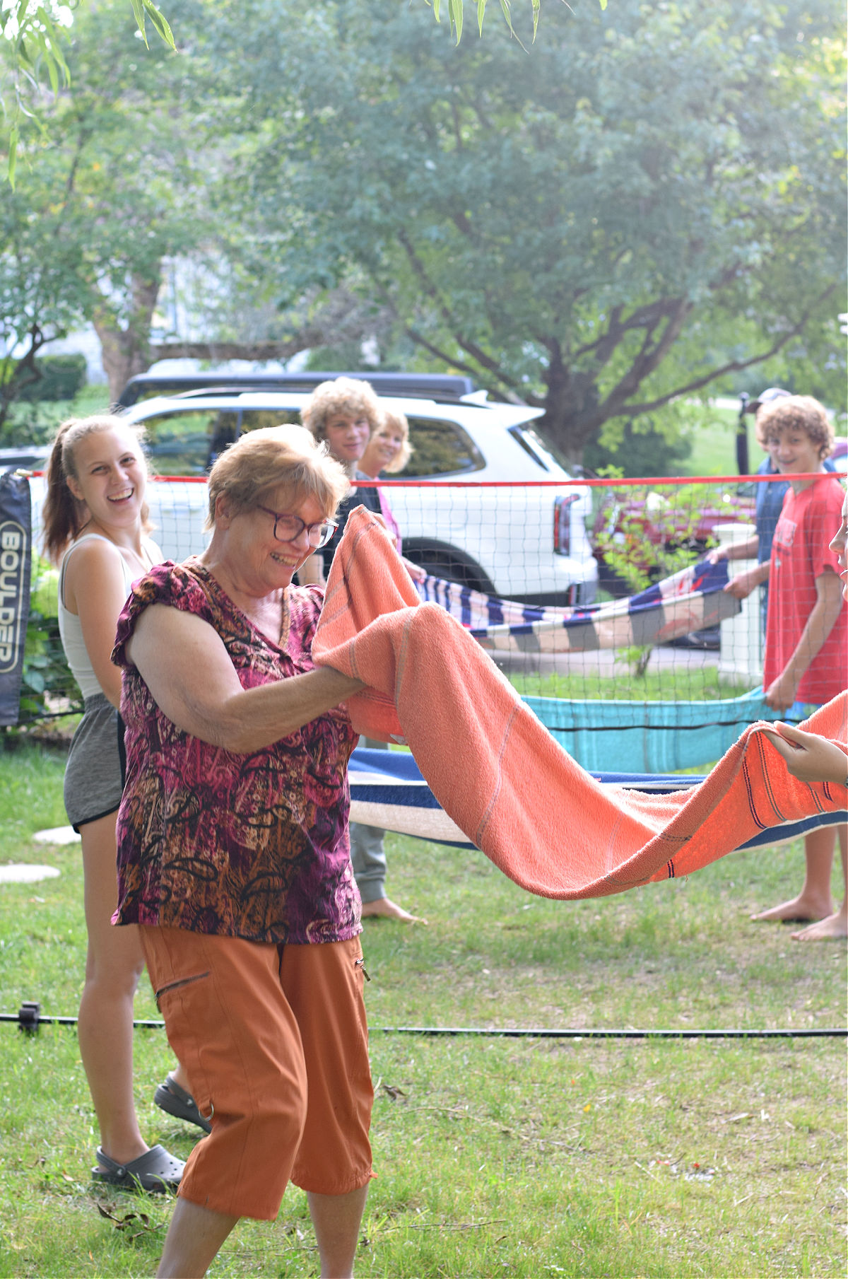 water balloon volleyball 