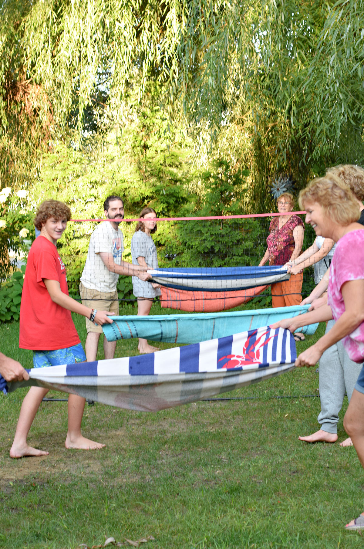 water balloon volleyball 