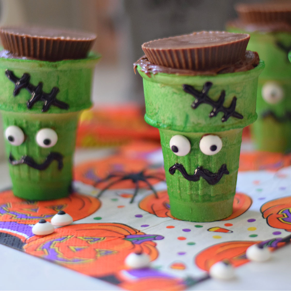 Frankenstein Cupcakes