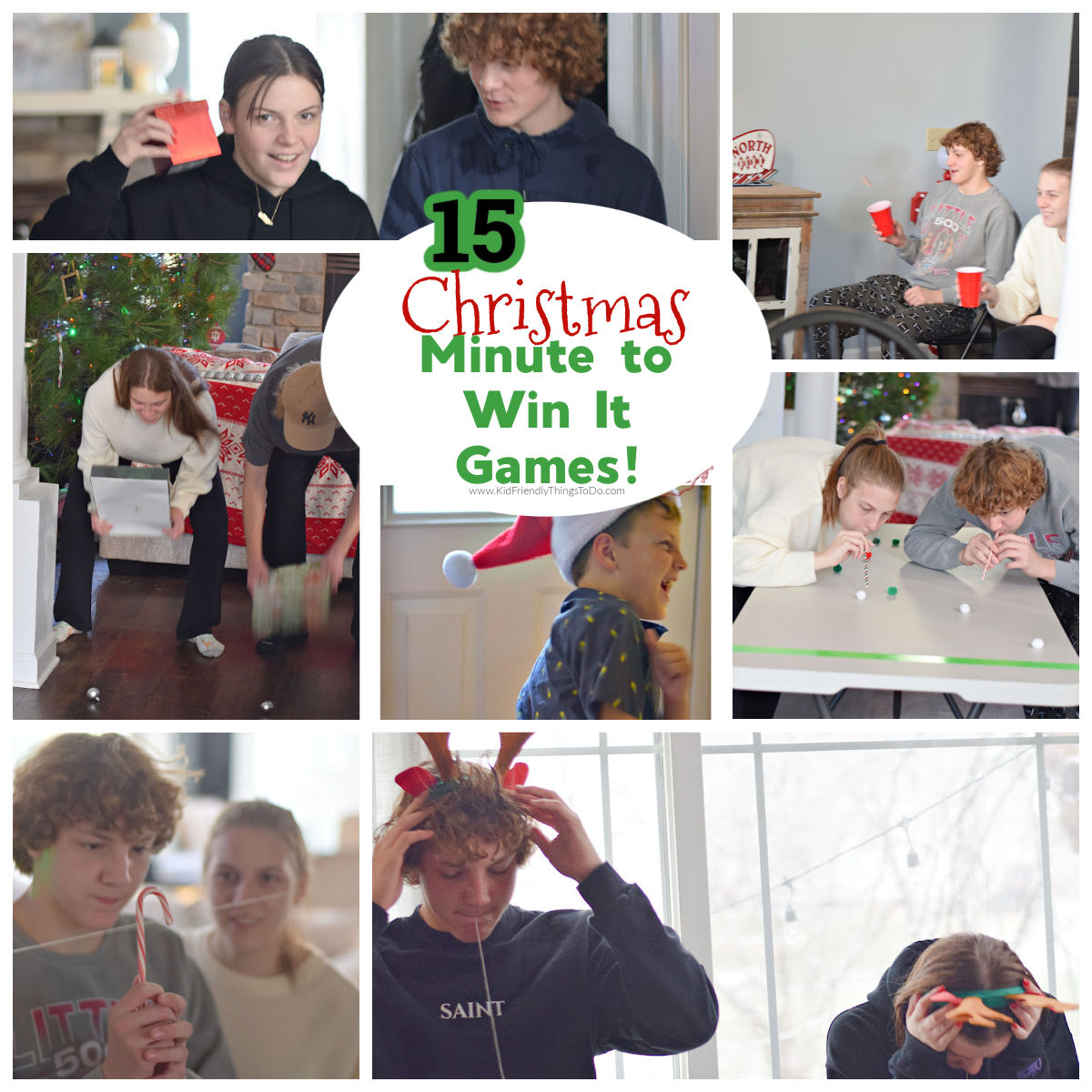 Christmas Minute to Win It Games