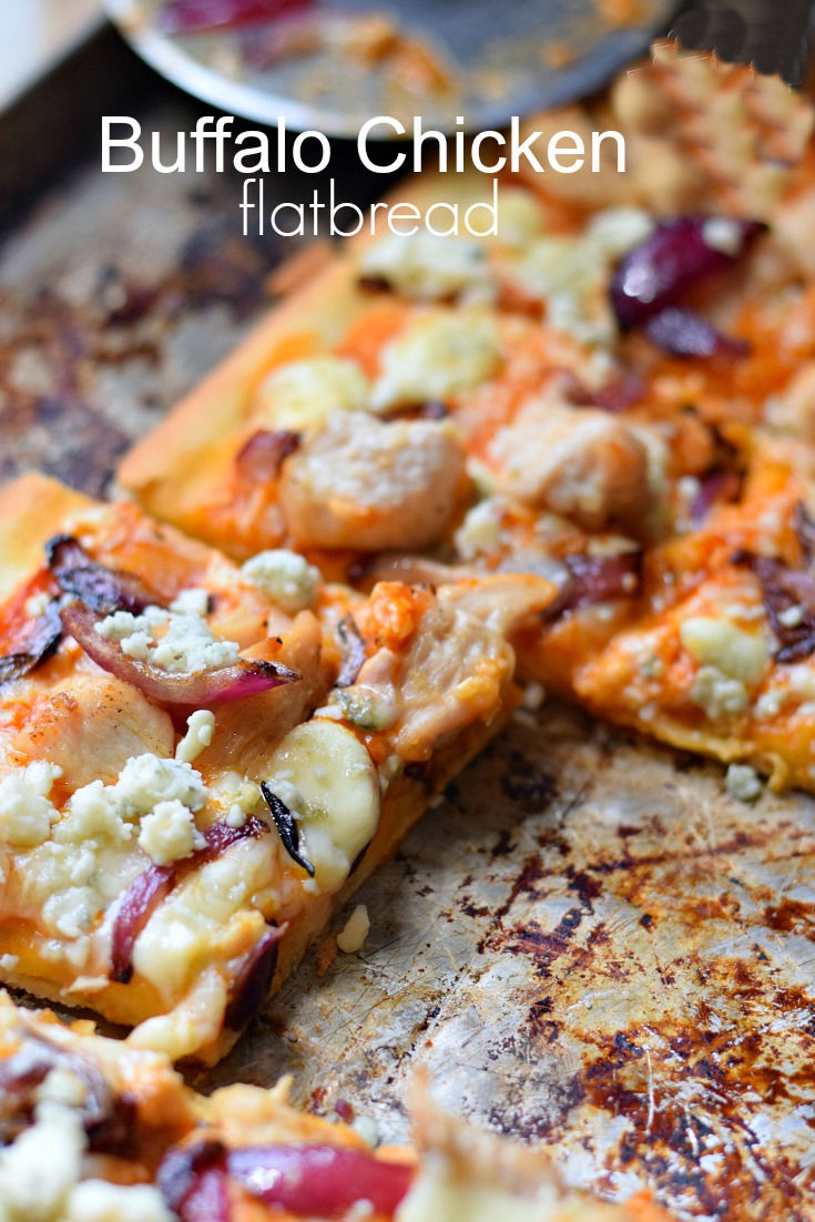 buffalo chicken flatbread 